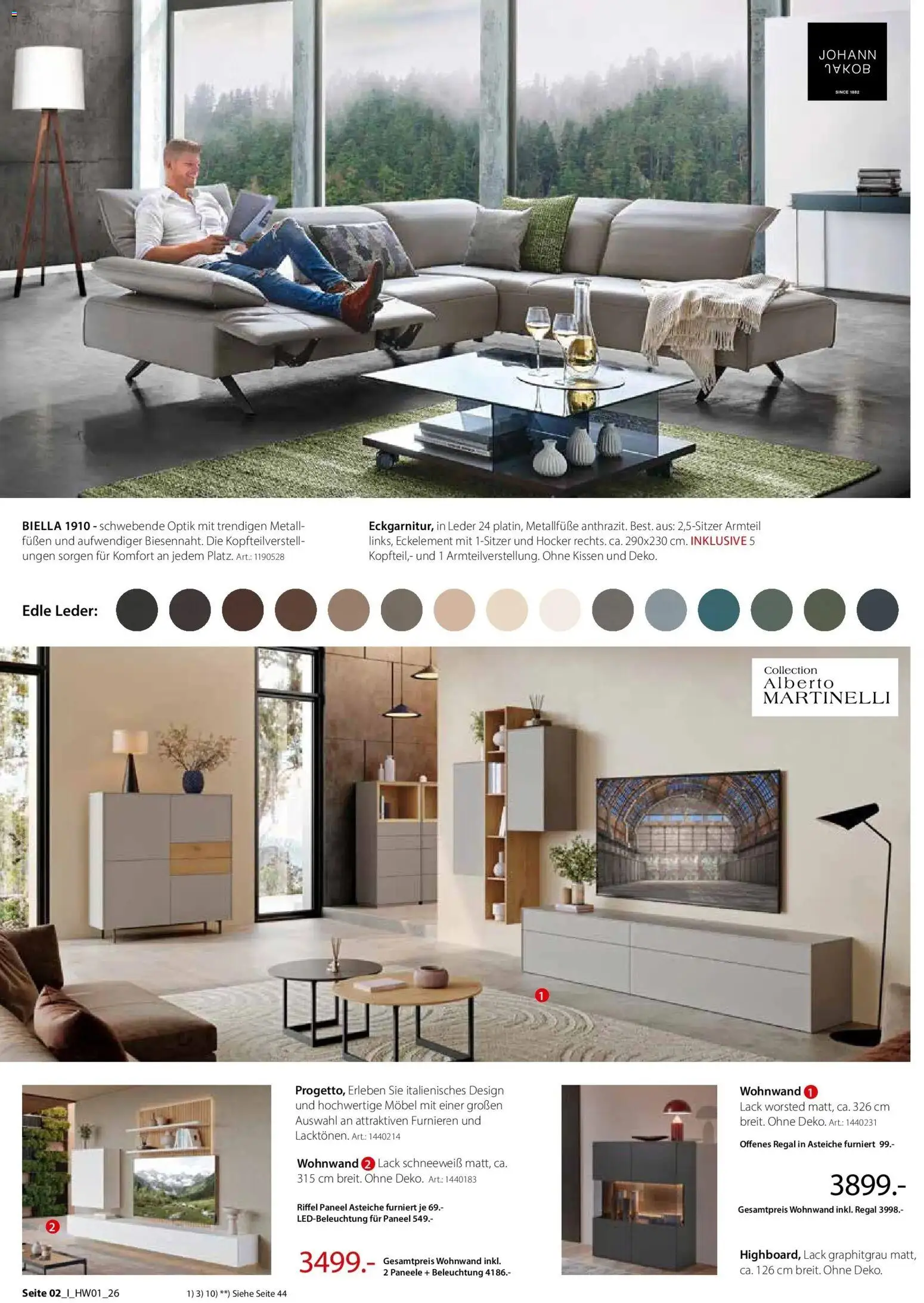 Zurbrüggen Ihr Einrichtungshaus der Extraklasse – gültig ab 27.03.2026 | Seite: 2 | Produkte: Hocker, Wohnwand, Kissen, Regal