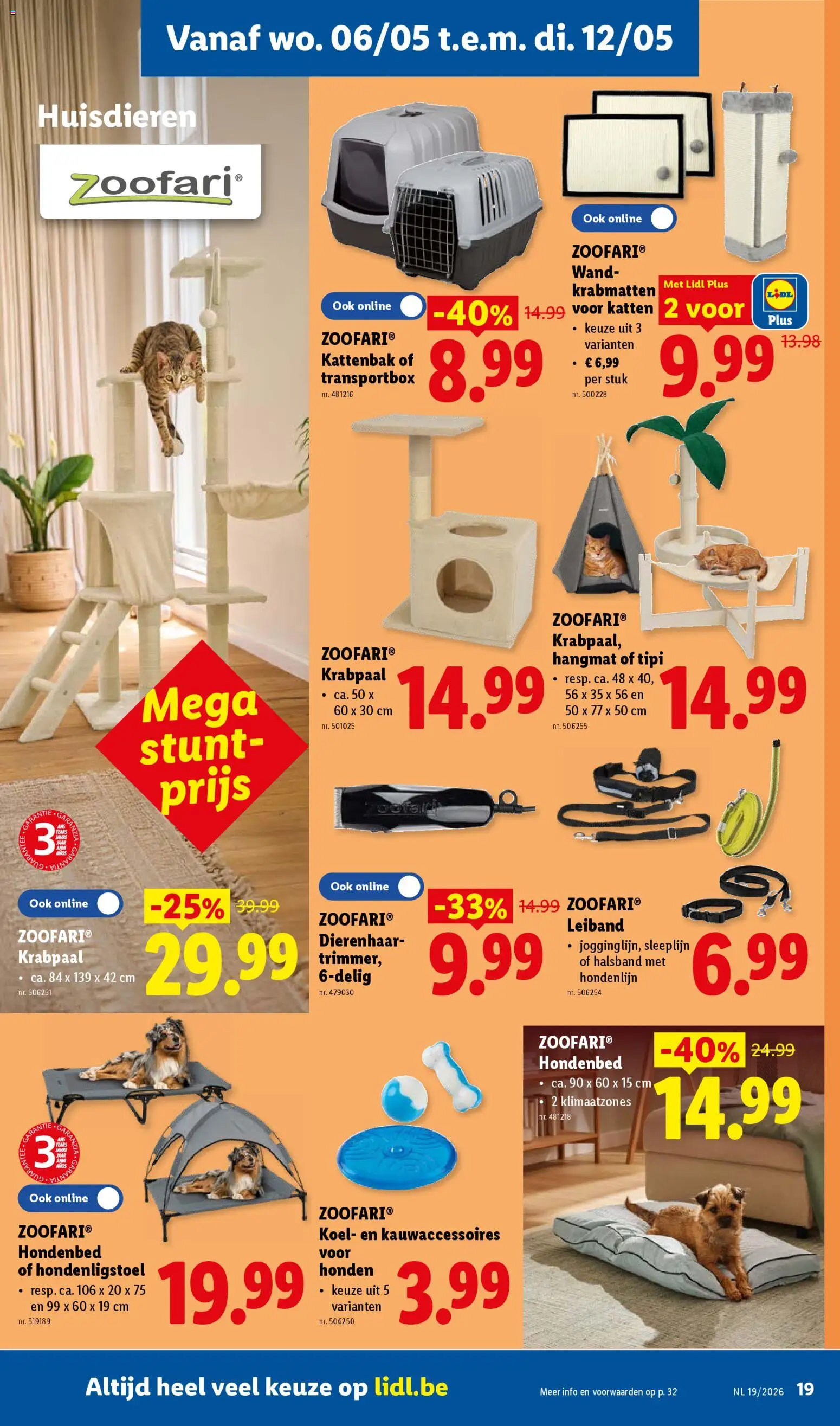 {H1} | Pagina: 19 | Producten: Leiband, Bed, Trimmer