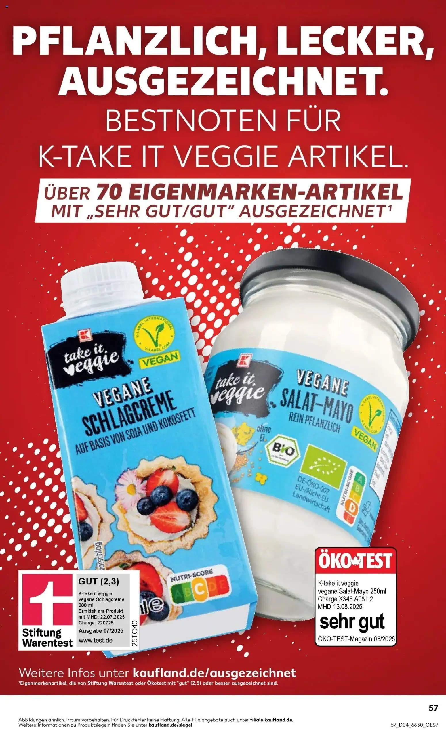 Kaufland prospekt Höxter	 – gültig ab 22.01.2026 | Seite: 57 | Produkte: Mayonnaise