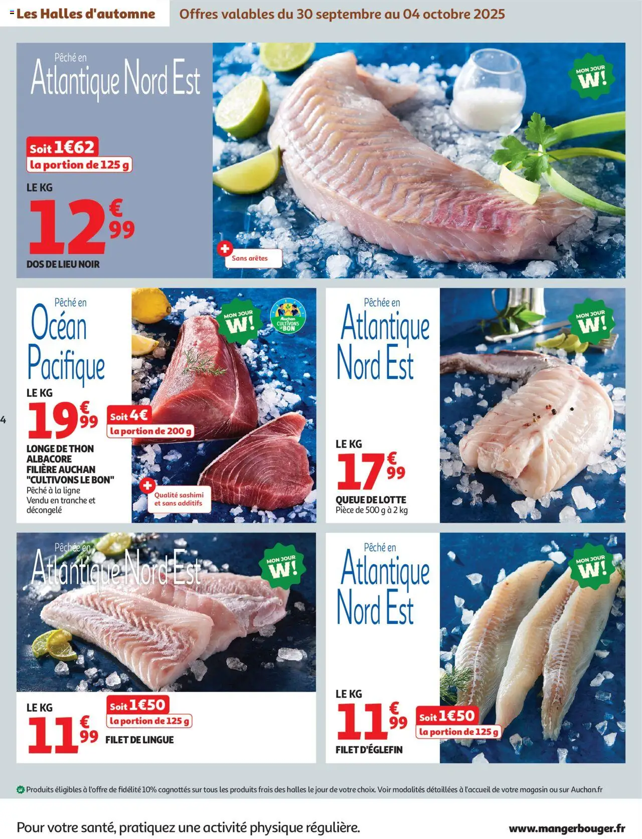 {H1} | Page: 4 | Produits: Queue de lotte, Pêche, Thon