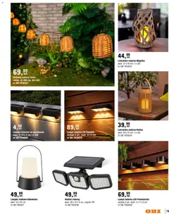 Pogląd oferty "OBI gazetka - Ogród" - ważna od 11.03.2026 | Strona: 73 | Produkty: Lampa solarna, Lampa
