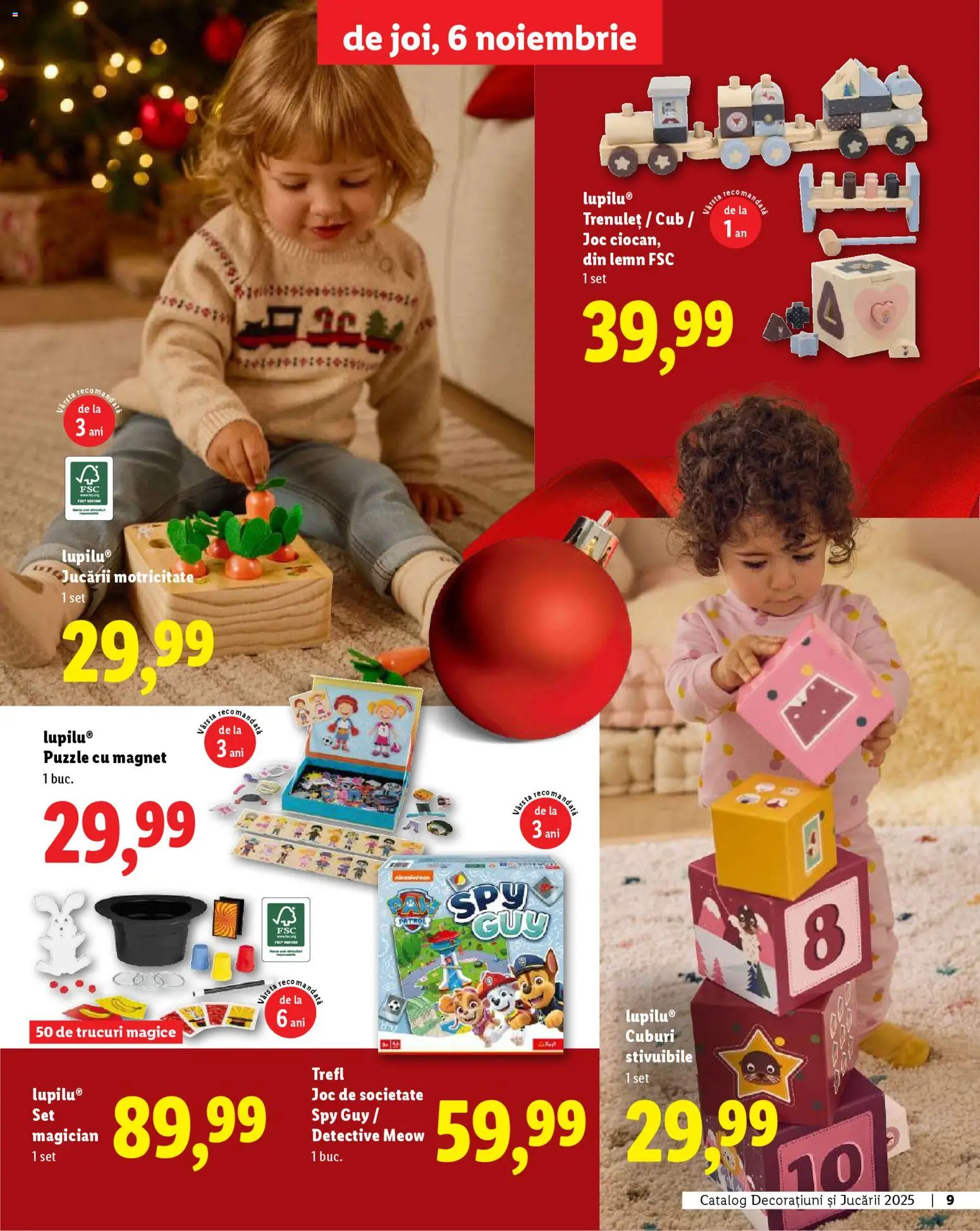 Noul catalog Lidl – valabil de la 06.11.2025 | Pagină: 9 | Produse: Joc