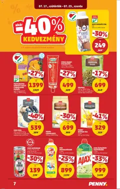 PENNY akciós ujság - amely érvényes a következő dátumtól: 17.07.2025 | Oldal: 7