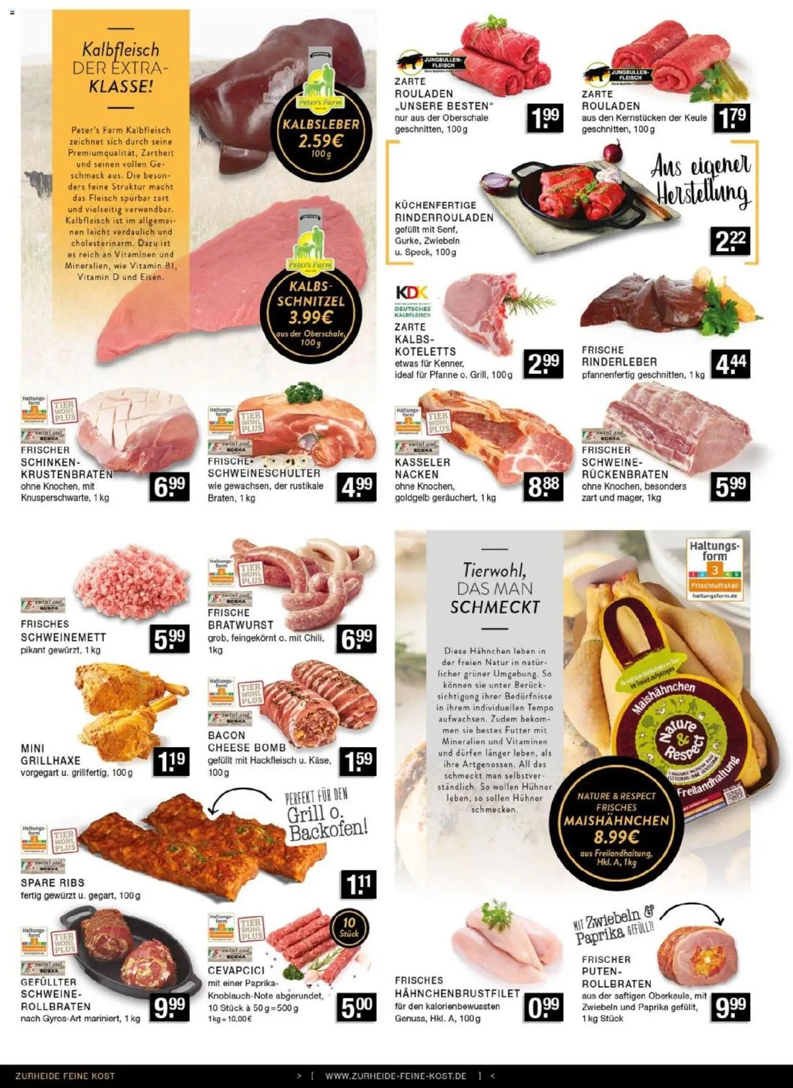 Edeka Zurheide - Broschüre – gültig ab 02.03.2026 | Seite: 2 | Produkte: Hahnchen, Spare ribs, Cevapcici, Hackfleisch