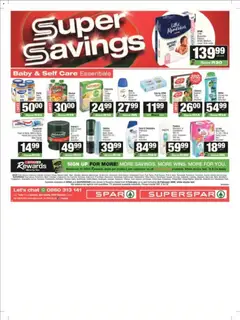 Superspar specials catalogue – valid from 09.02.2026 | Page: 28 | Products: Pads, Cream, Body cream, Deodorant
