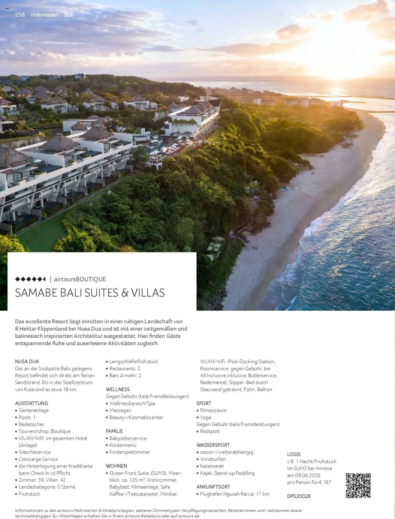 TUI airtours Katalog  Erstklassige Fernreisen 2025/26 – gültig ab 01.11.2025 | Seite: 258 | Produkte: Bad
