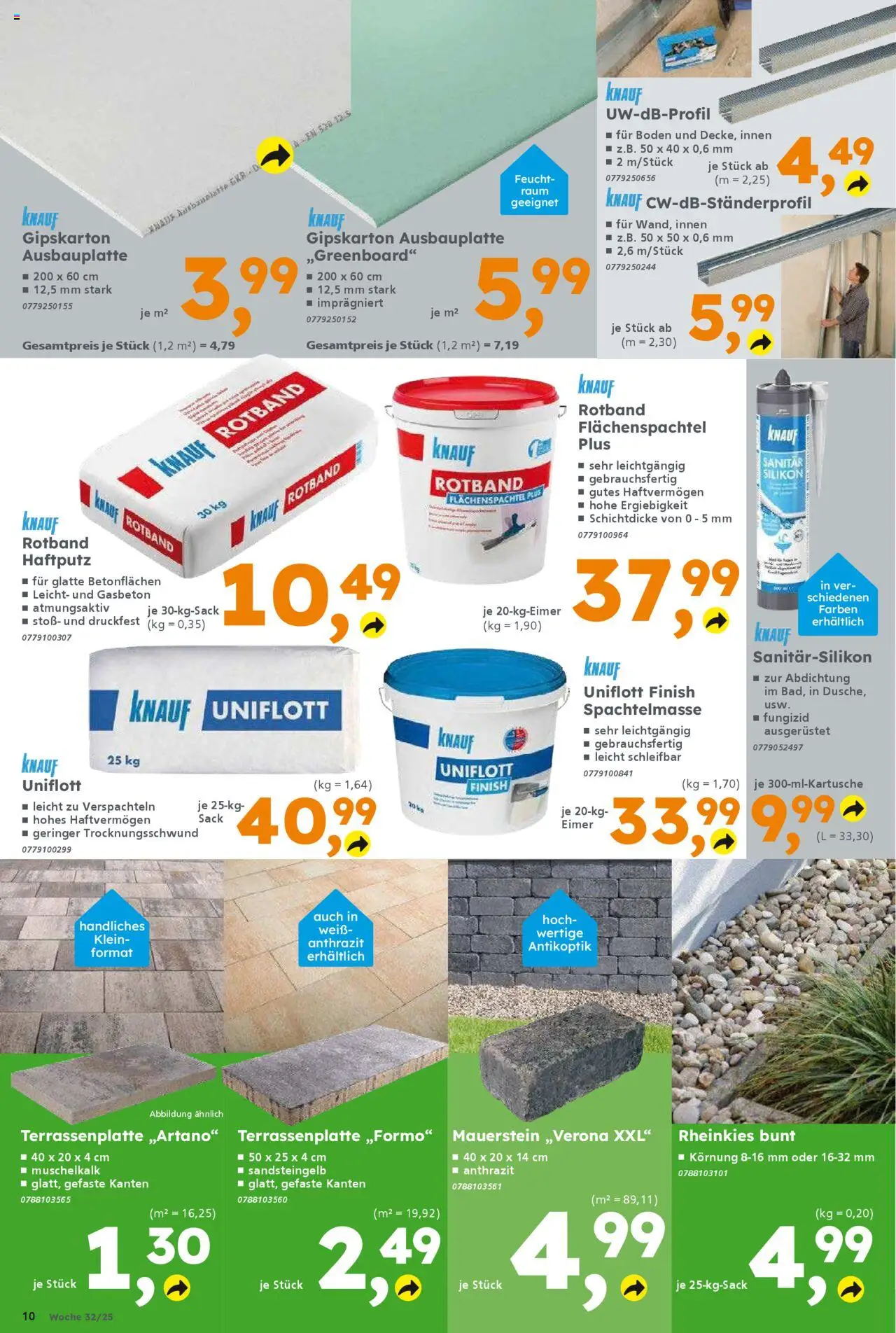 Globus Baumarkt Prospekt 	 - gültig ab dem 03.08.2025 | Seite: 10