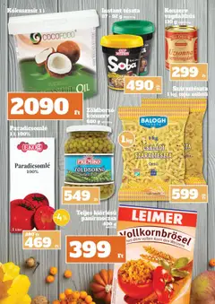 Family Diszkont Akciós újság - amely érvényes a következő dátumtól: 09.10.2025 | Oldal: 8 | Termékek: Zöldborsó, Paradicsomlé, Panírmorzsa, Száraztészta