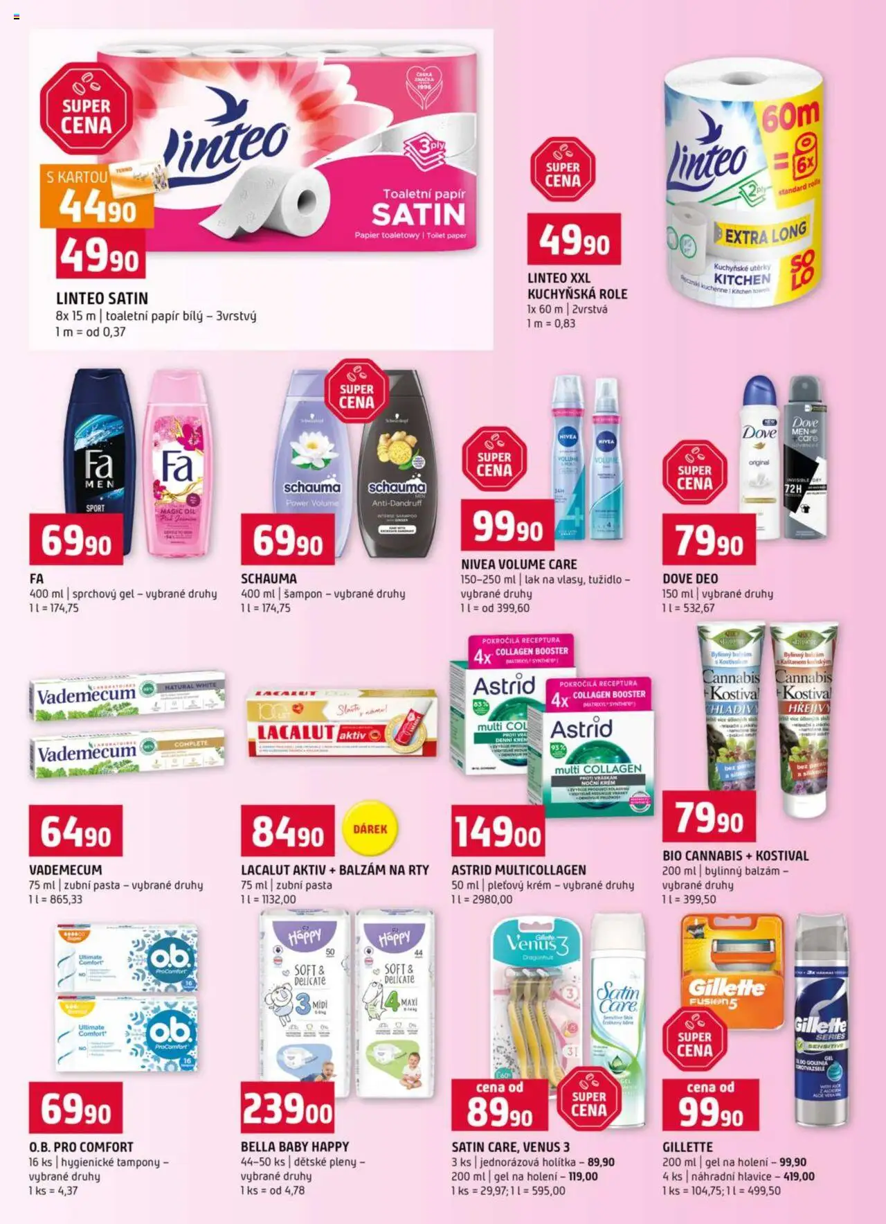 Terno leták - Hradec Králové od 15.10.2025 | Strana: 14 | Produkty: Sprchový gel, Nivea, Gel na holení, Pleny