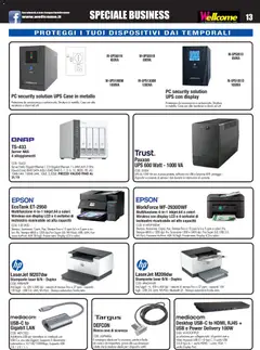 Anteprima del volantino Volantino Wellcome	 valido a partire dal 23.12.2025 | Pagina: 13 | Prodotti: Notebook, PC, Stampante, Adattatore