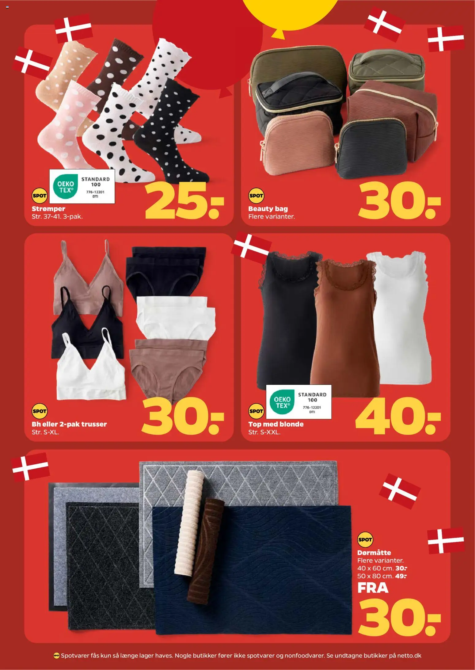 Netto tilbudsavis – gyldig fra 07.03.2026 | Side: 36 | Produkter: Dørmåtte, Trusser, BH, Strømper