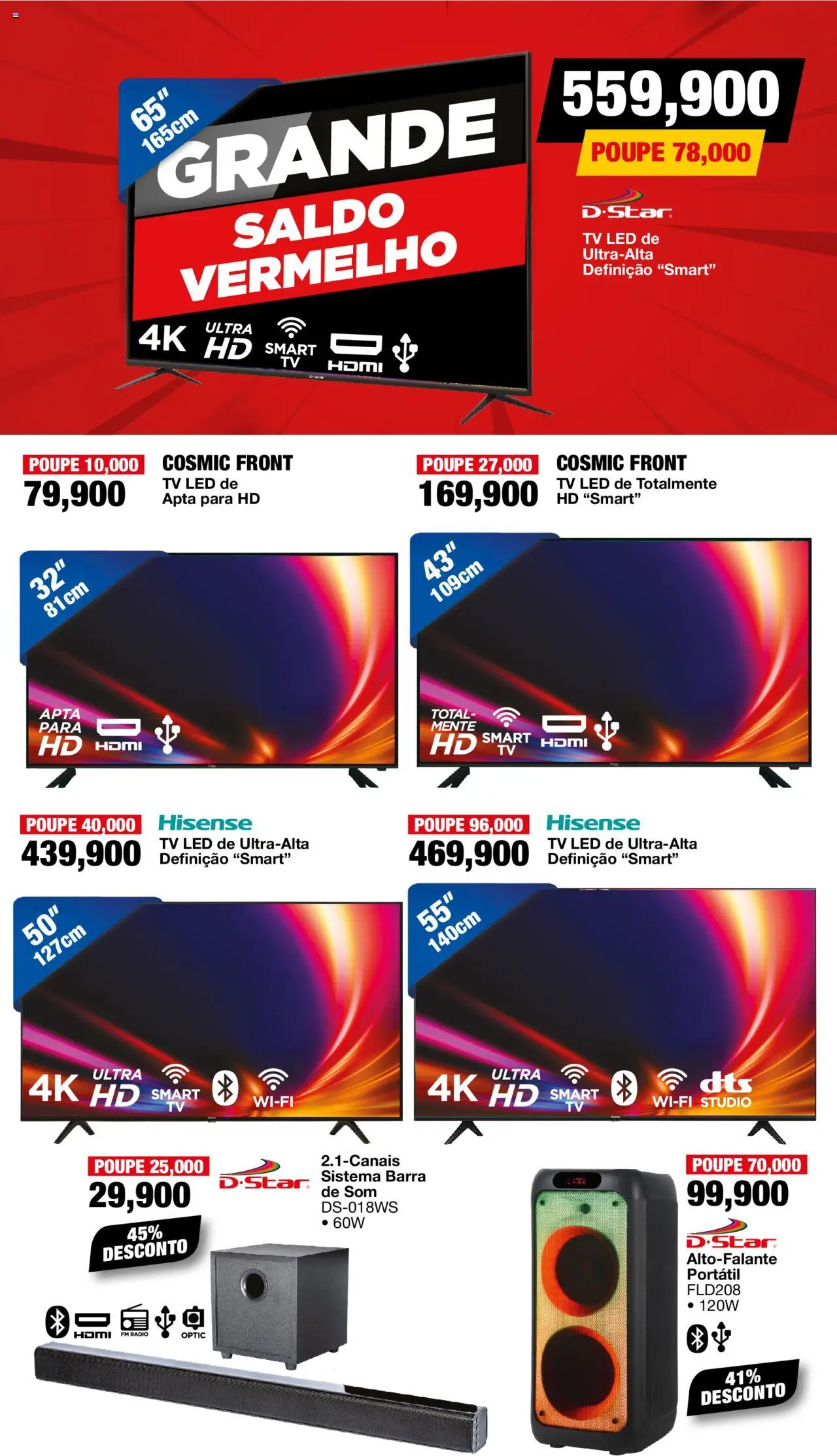 OK Furniture - Catalogue Cabinda Angola │ valid from 20.08.2025 | Page: 4 | Products: Radio, TV
