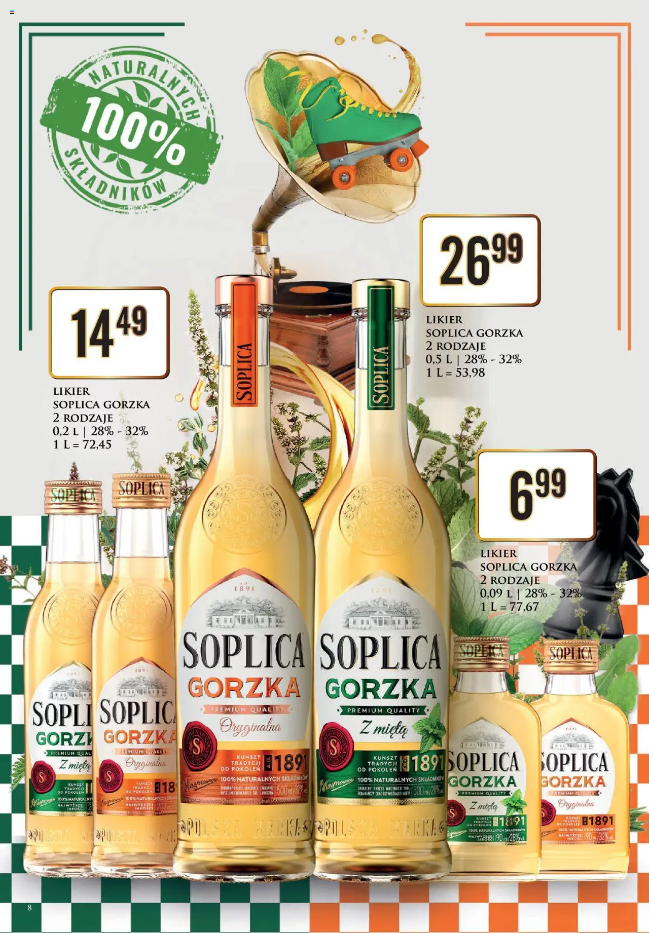 Dino Gazetka alkoholowa od 10.10.2025 | Strona: 8 | Produkty: Mięta