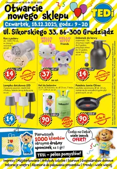 Pogląd oferty "TEDi Gazetka - Grudziądz" - ważna od 18.12.2025