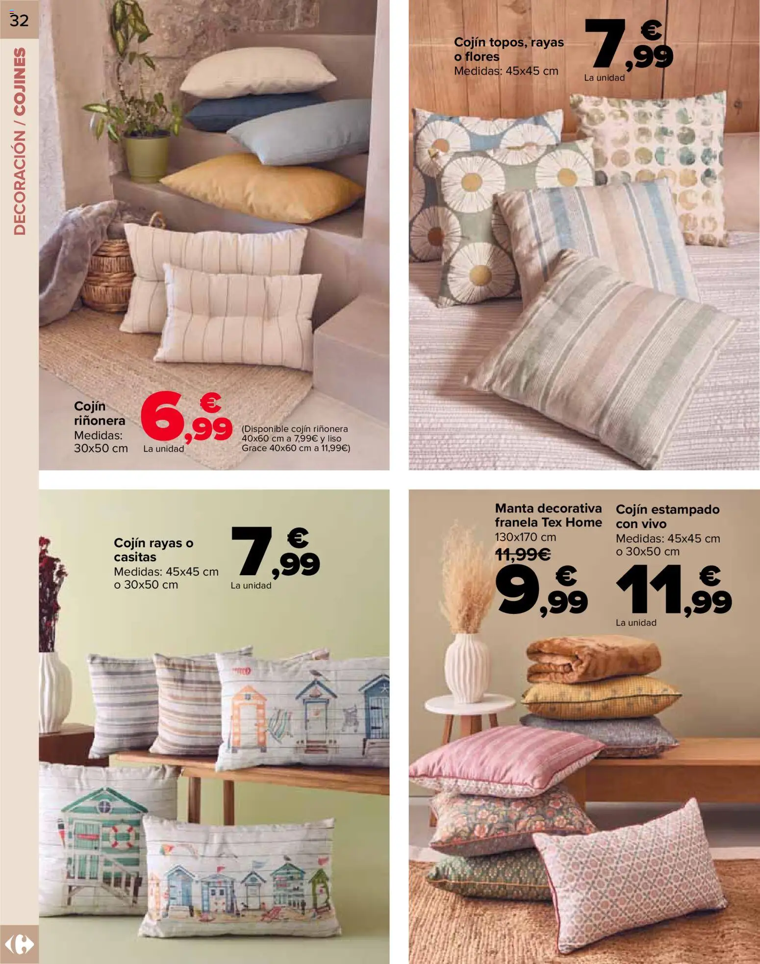 Carrefour folleto │ válido desde el 09.01.2026 | Página: 32 | Productos: Manta, Cojín