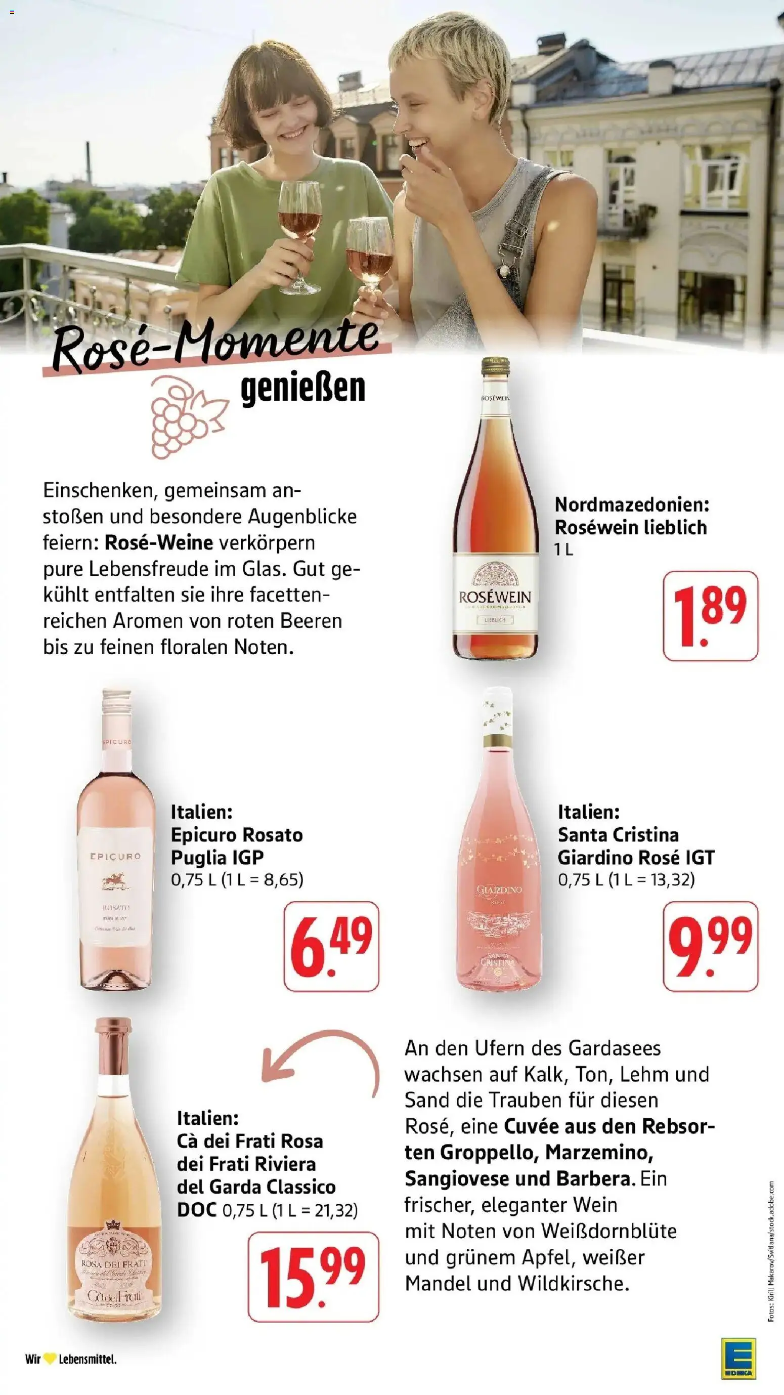Edeka prospekt Weinheim	 – gültig ab 12.04.2026 | Seite: 37 | Produkte: Trauben, Rosewein, Wein