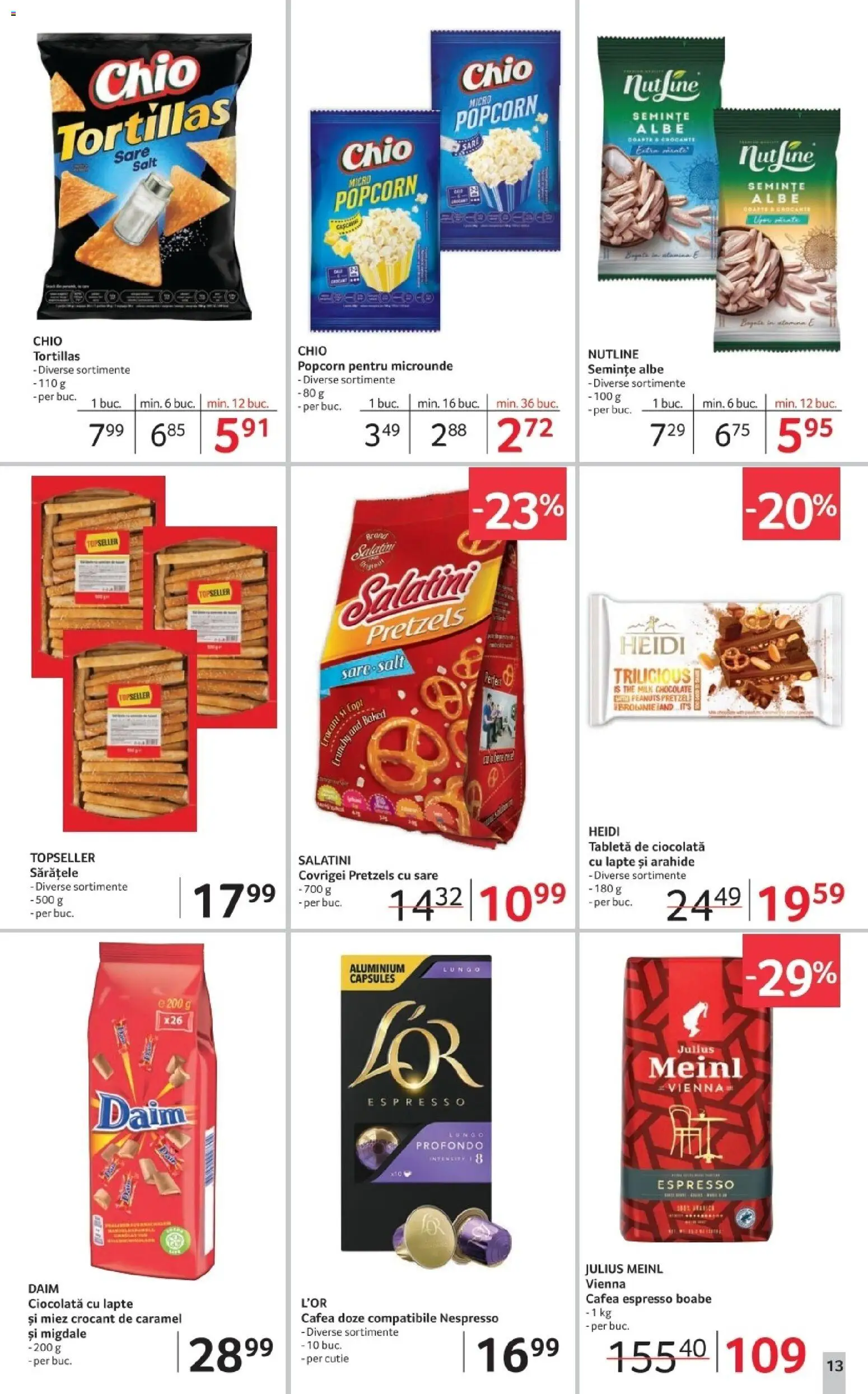 Noul catalog Selgros – valabil de la 02.01.2026 | Pagină: 13 | Produse: Tabletă, Migdale, Covrigei, Bere
