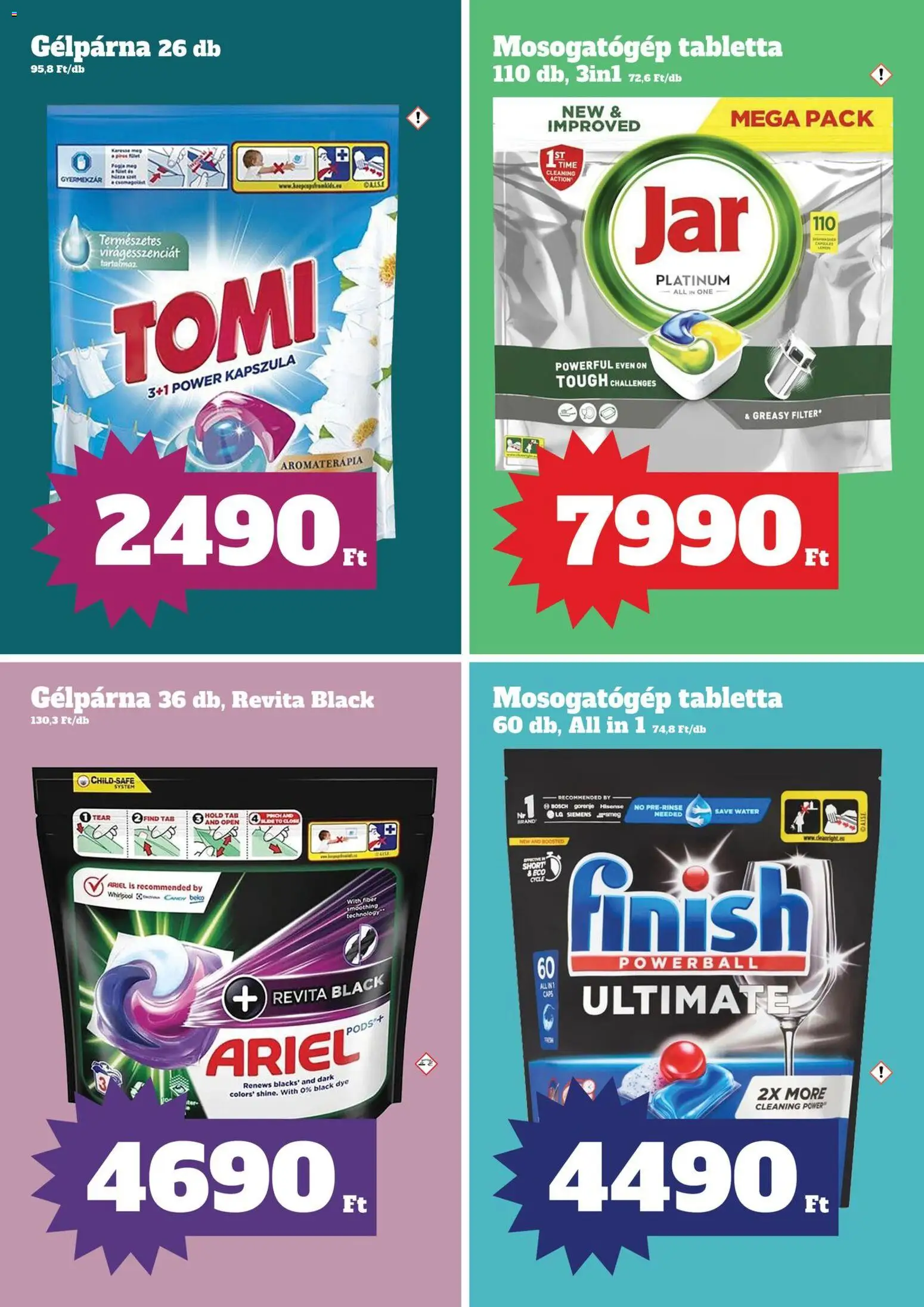 Family Diszkont akciós ujság - amely érvényes a következő dátumtól: 12.03.2026 | Oldal: 27 | Termékek: Ariel, Mosogatógép, Mosogatógép tabletta