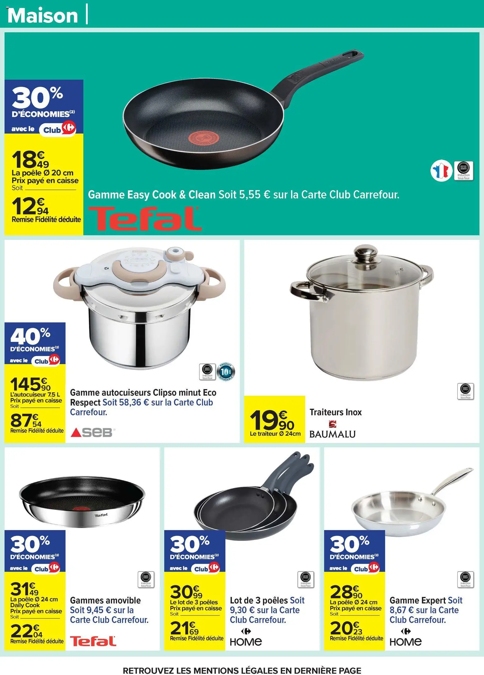 {H1} | Page: 76 | Produits: Poêle, Tefal