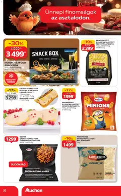 Auchan - Karácsonyi prémium élelmiszer hipermarket ajánlataink - amely érvényes a következő dátumtól: 20.11.2025 | Oldal: 8