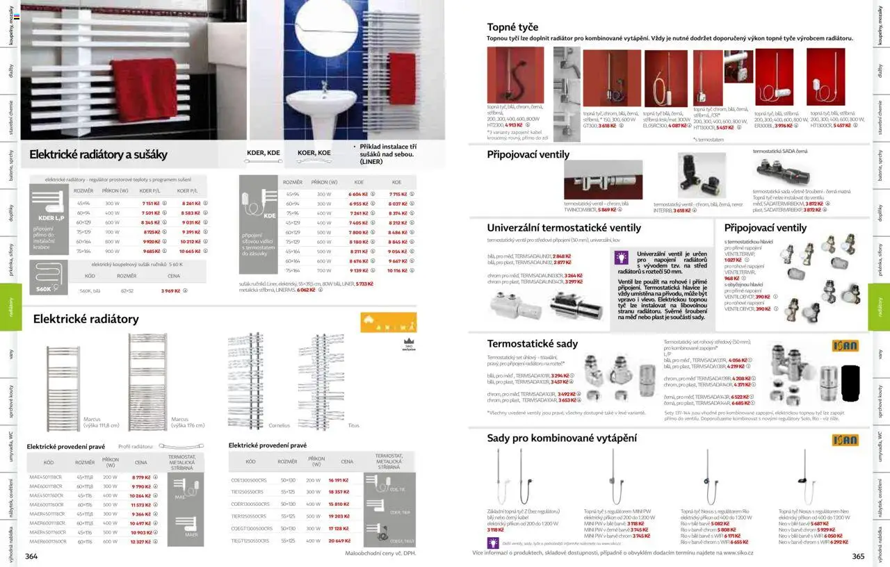 Siko koupelny katalog Koupelny 2025/2026 od 14.10.2025 | Strana: 183 | Produkty: Med, Kabel, Krabice, Radiátor