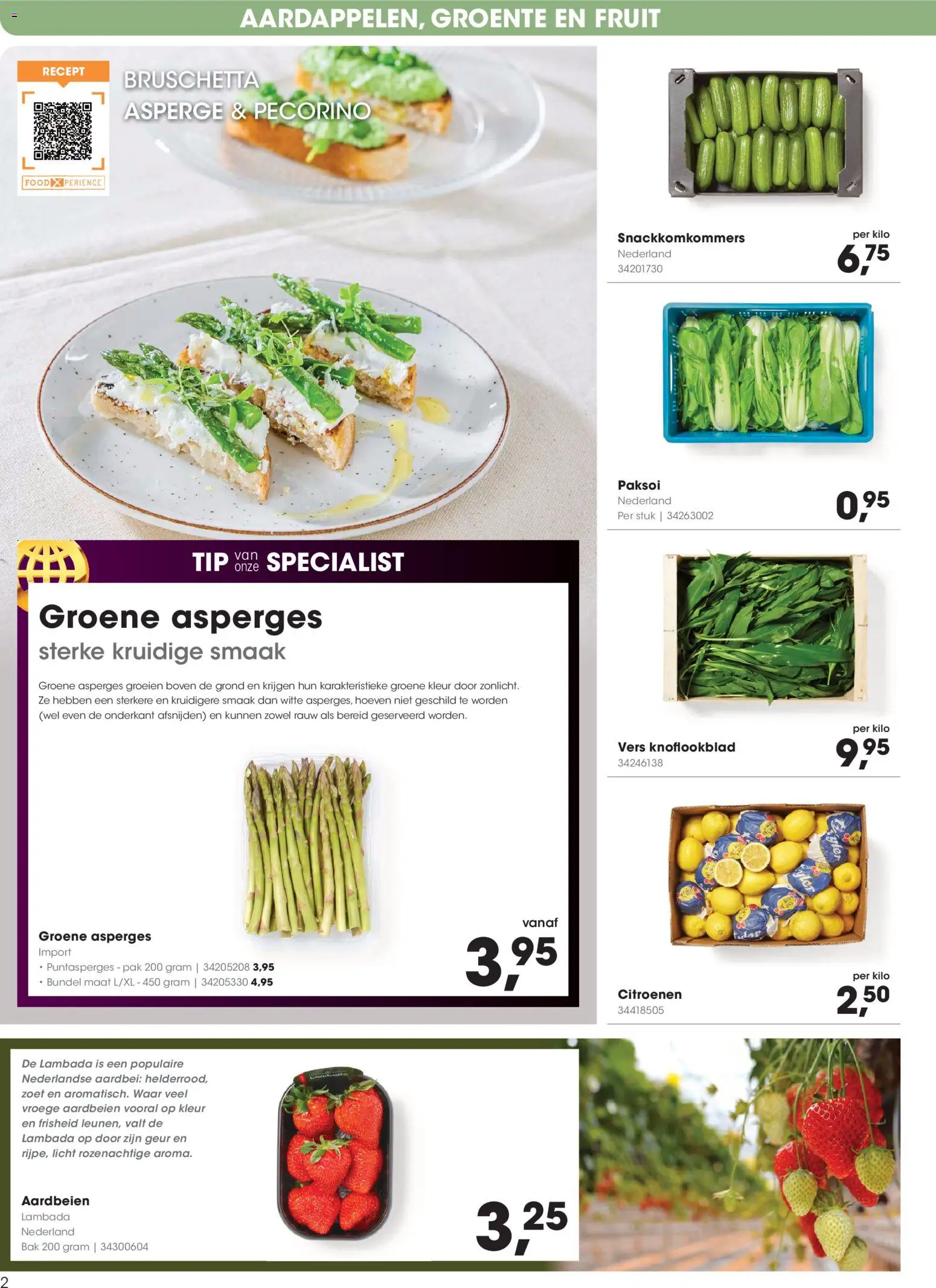 {H1} | Pagina: 2 | Producten: Asperges, Aardbeien, Fruit, Aardbei