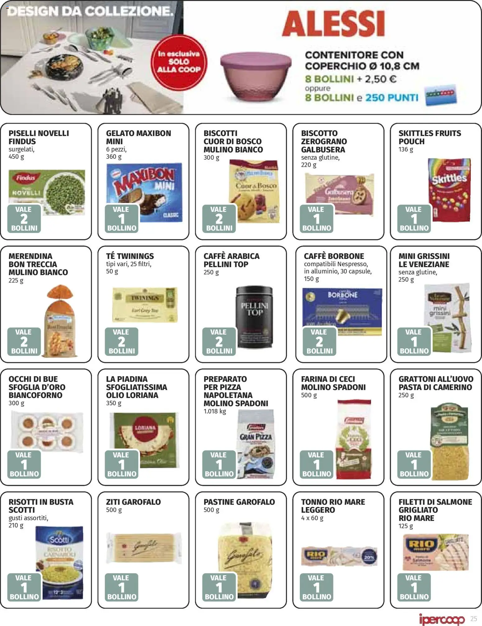 Volantino Ipercoop del 23.10.2025 | Pagina: 25 | Prodotti: Salmone, Ceci, Tonno, Contenitore