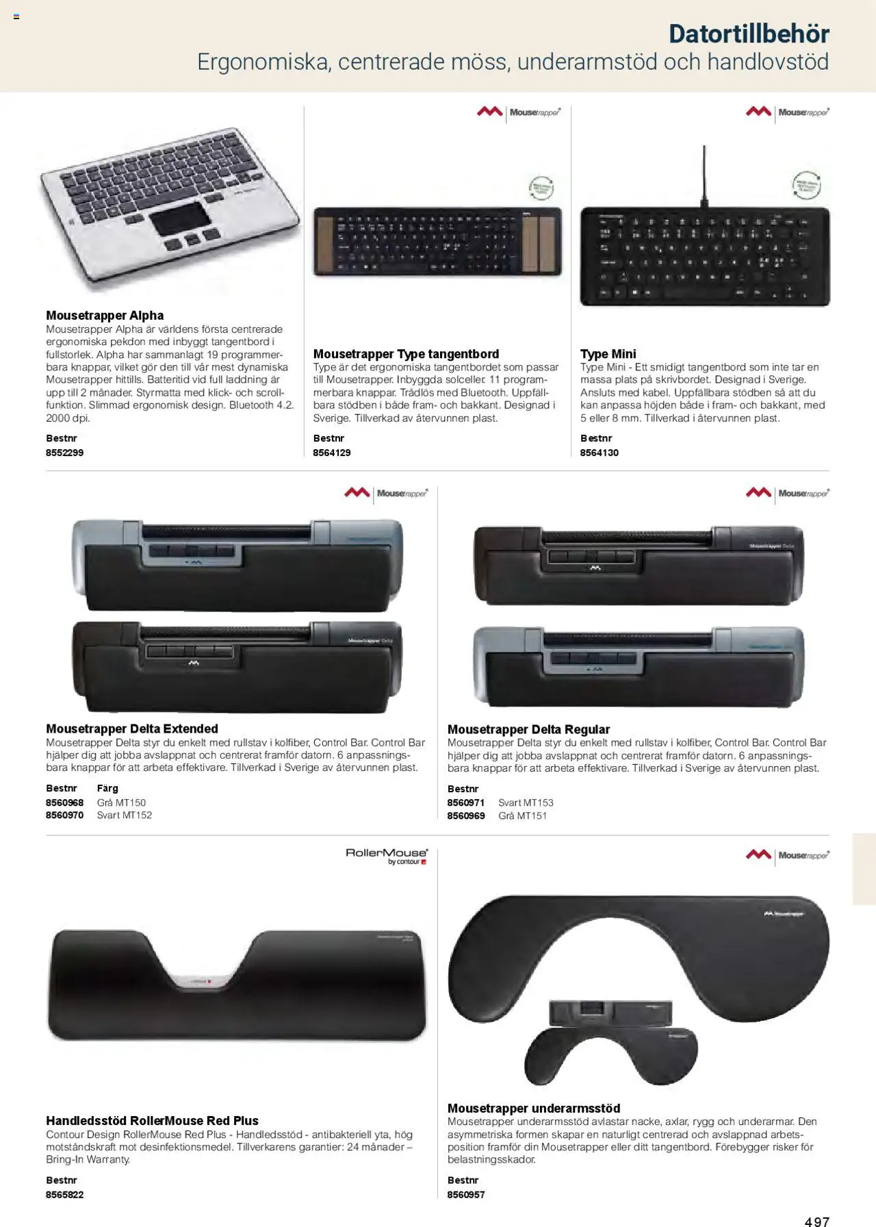 Office Depot reklamblad aktuell från 01.02.2025 | Sida: 499 | Produkter: Tangentbord