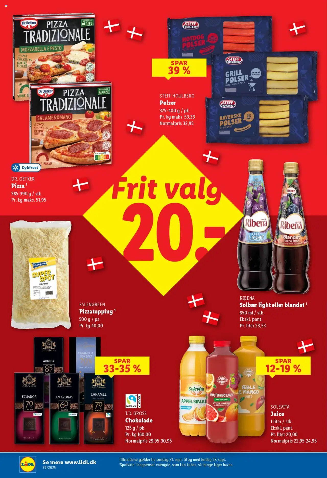 Lidl tilbudsavis – gyldig fra 21.09.2025 | Side: 8 | Produkter: Juice, Solbær, Søm, Grill