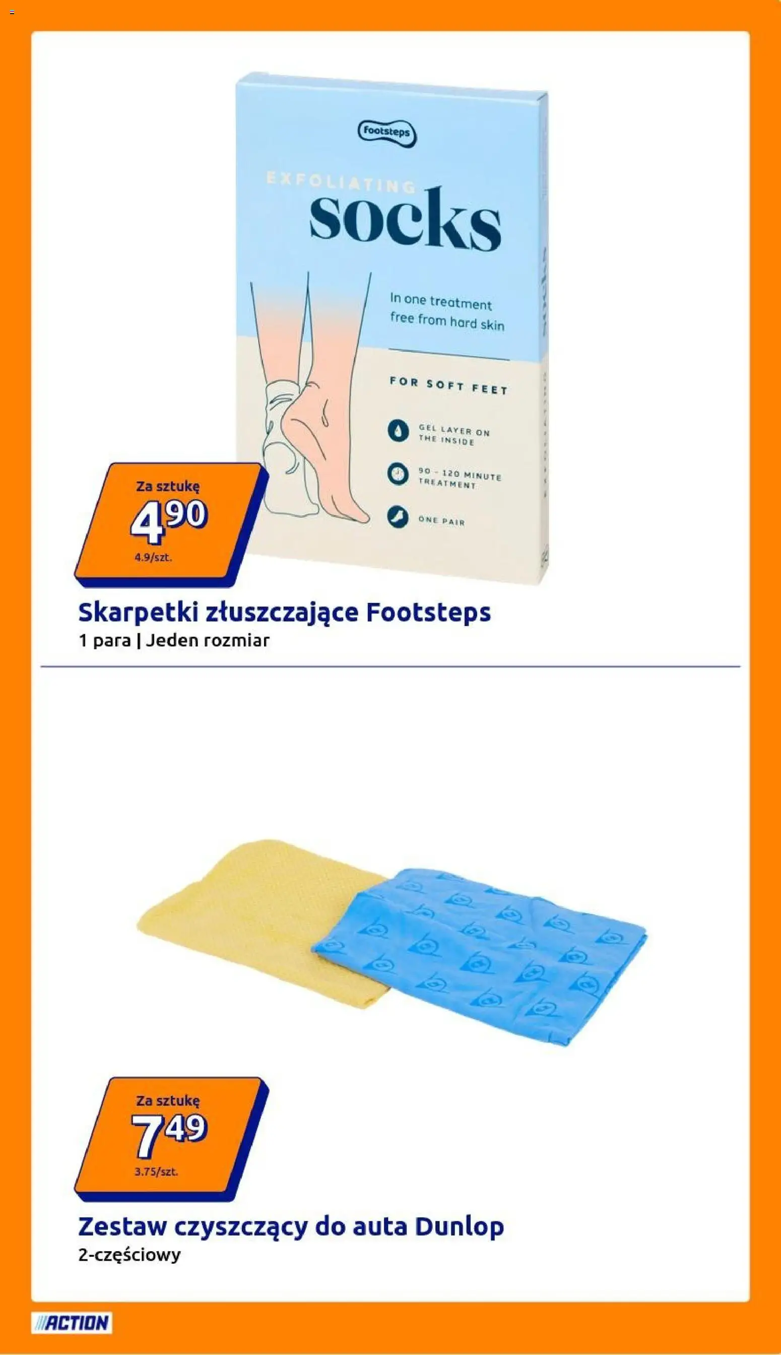 Action gazetka od 01.04.2026 | Strona: 15 | Produkty: Skarpetki, Skarpetki złuszczające
