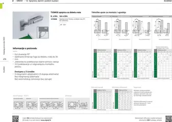 Elgrad - Spojnice, šarniri i podizni sustavi - Pregled kataloga iz trgovine Elgrad, vrijedi od 06.10.2025 | Stranica: 21 | Proizvodi: Pločice, Vrata