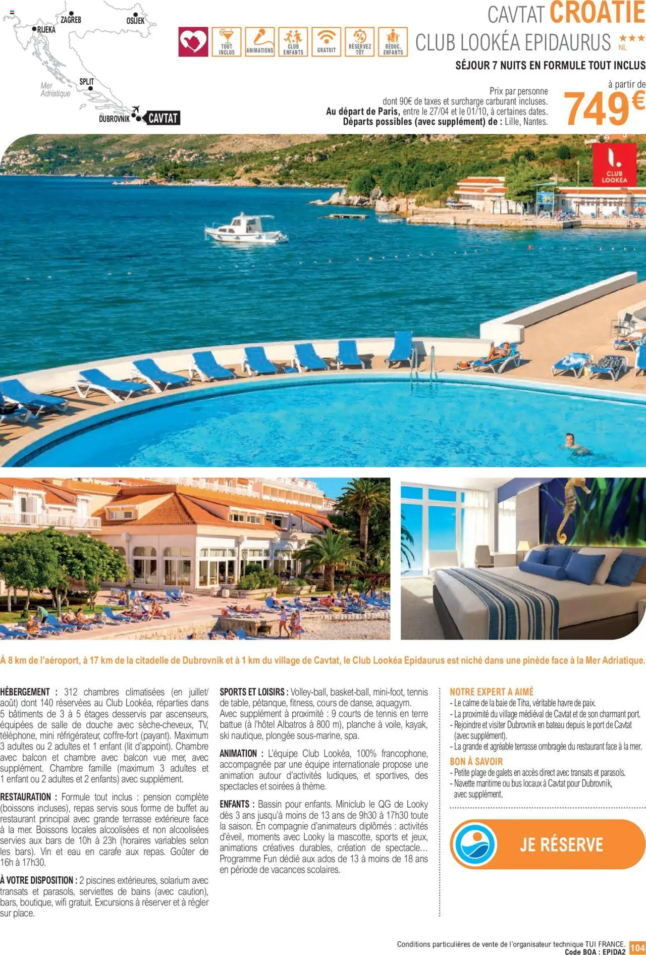  | Page: 104 | Produits: Ski, Buffet, Douche, Vin