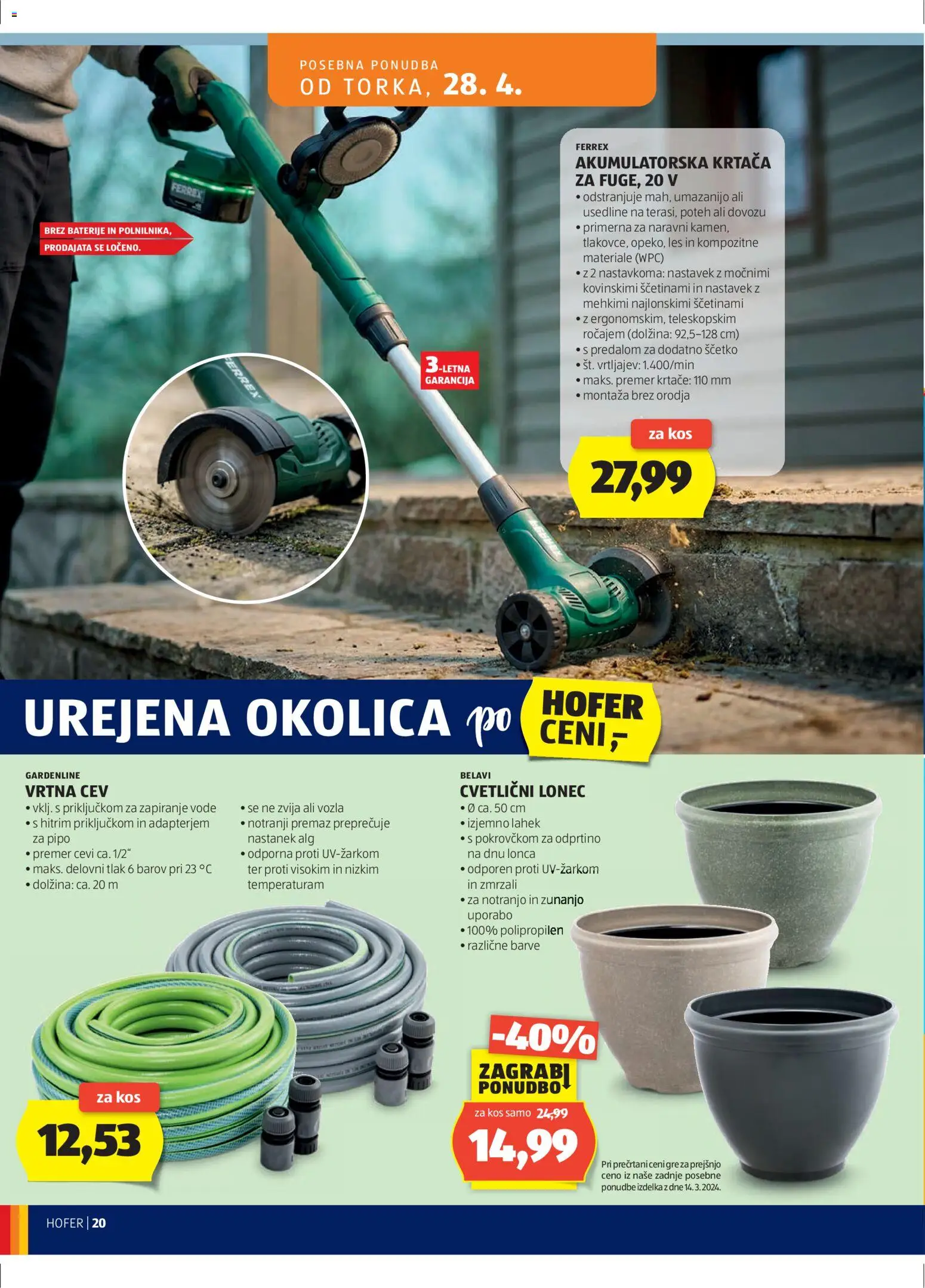 Hofer SI katalog | vrijedi od 22.04.2026 | Stranica: 20 | Proizvodi: Baterije