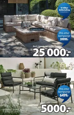 Forhåndsvisning av JYSK kundeavis gyldig fra 27.04.2026 | Side: 6 | Produkter: Sofa, Bord, Stol, Вермішель