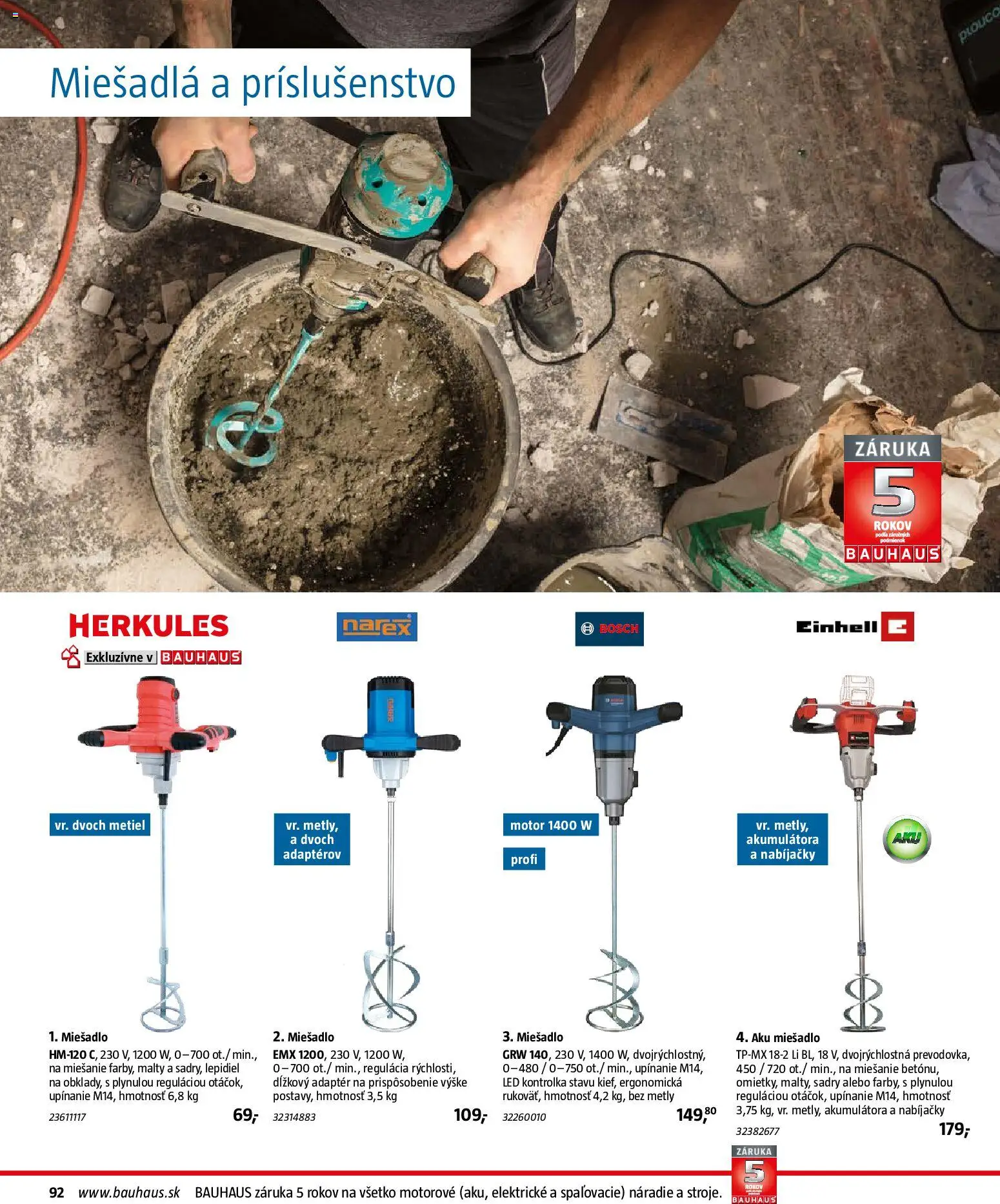 Nové Bauhaus akcie – leták je platný od 26.01.2026 | Strana: 92 | Produkty: Náradie, Aku, Bosch, Adaptér