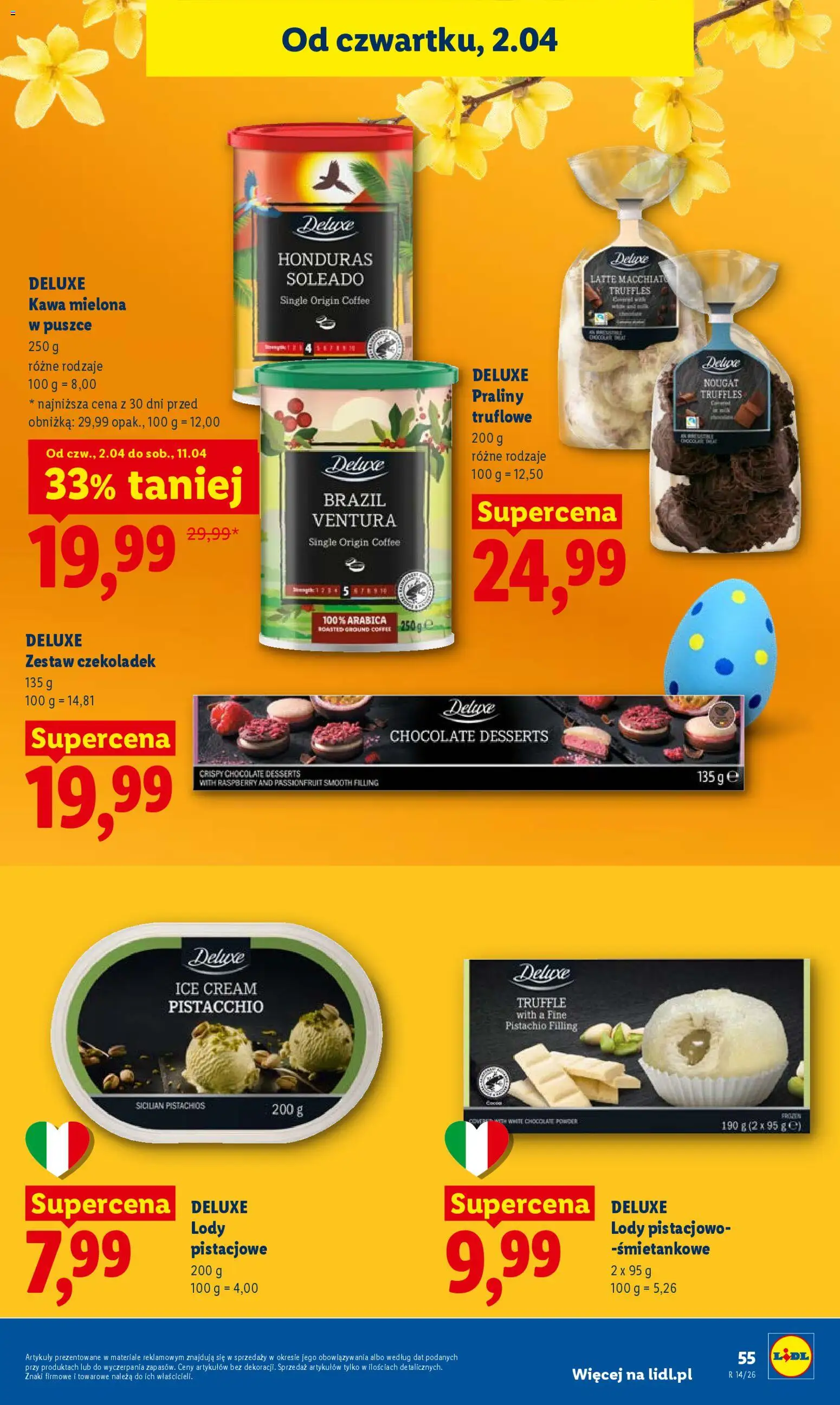 Lidl Polsko leták od 02.04.2026 | Strana: 59 | Produkty: Deluxe, Truffles