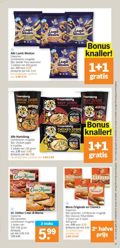Albert Heijn folder week  / de la semaine 44 - Voorbeeld van een folder van Albert Heijn, geldig van 27.10.2025 | Pagina: 19 | Producten: Pizza, Oven, Kan