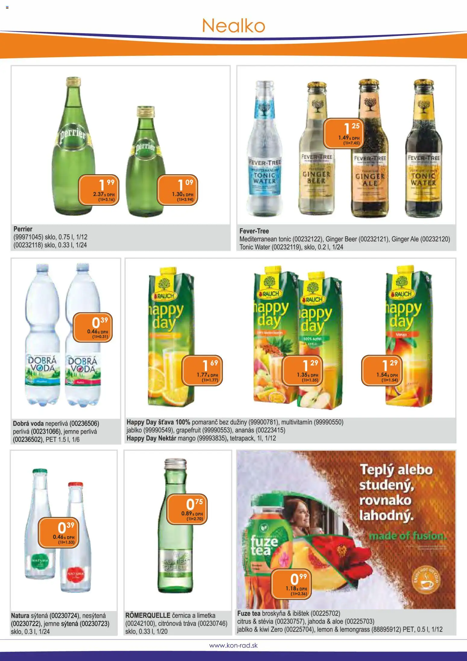 Nové KON - RAD akcie – leták je platný od 01.11.2025 | Strana: 32 | Produkty: Limetka, Ananás, Kiwi, Mango