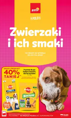 Pogląd oferty "POLOmarket gazetka - Zwierzaki i ich smaki" - ważna od 25.03.2026