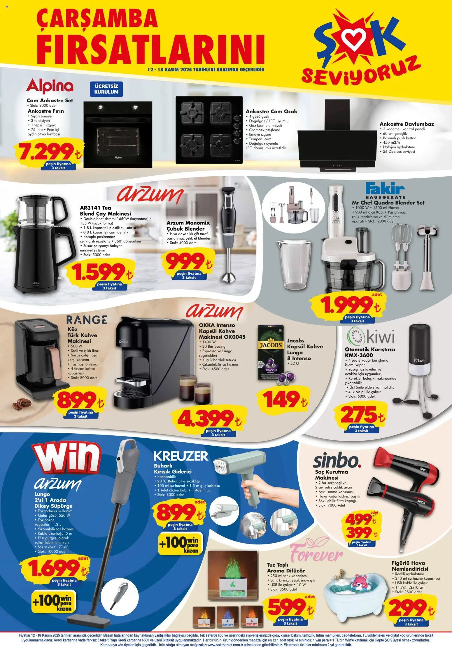 Şok Market Katalog - 12.11.2025 tarihinden itibaren geçerlidir | Sayfa: 4 | Ürünler: Blender, Fırça, Ocak, Su ısıtıcısı