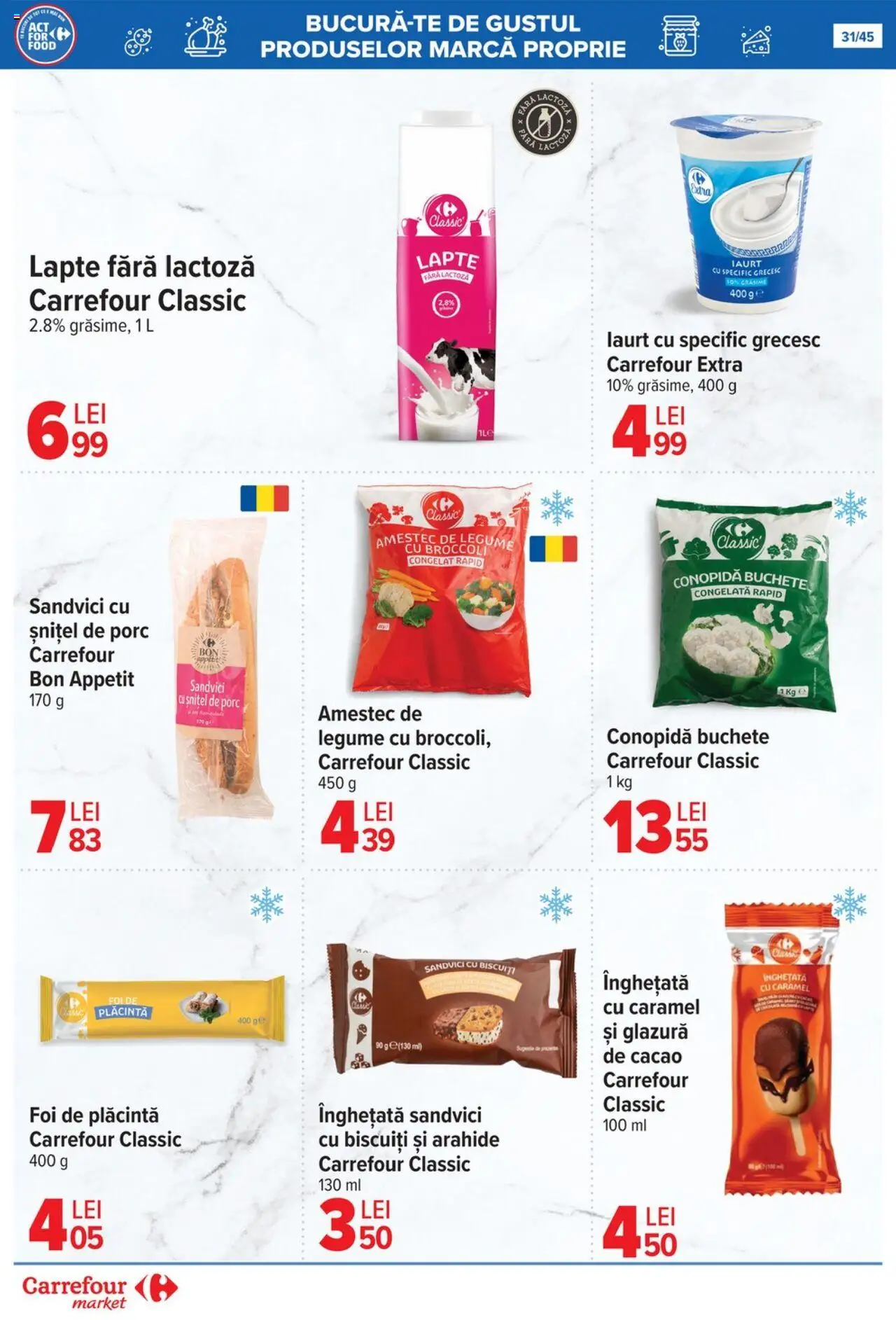 Noul catalog Carrefour – valabil de la 15.10.2025 | Pagină: 34 | Produse: Arahide, Plăcintă, Lapte, Biscuiți