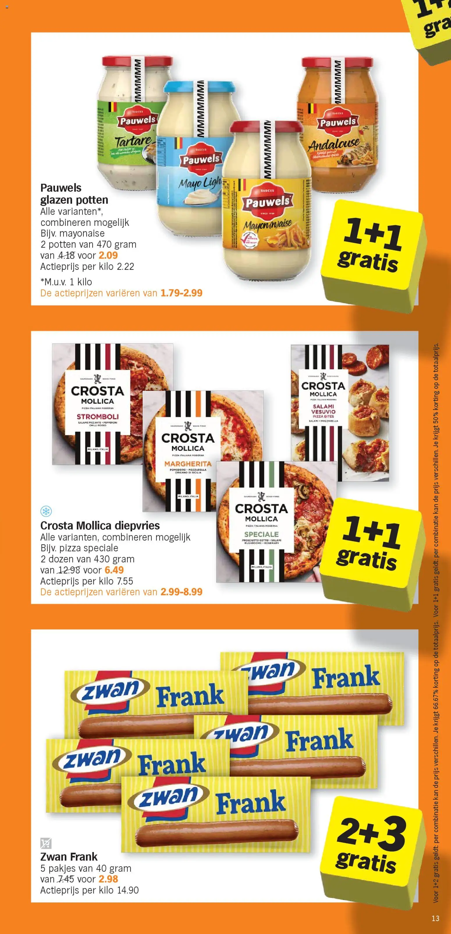 {H1} | Pagina: 13 | Producten: Pizza, Keksajt, Kan, Salami