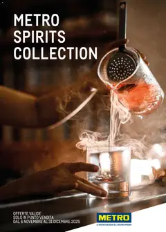 Anteprima del volantino Metro Spirits Collection catalogo valido a partire dal 06.11.2025