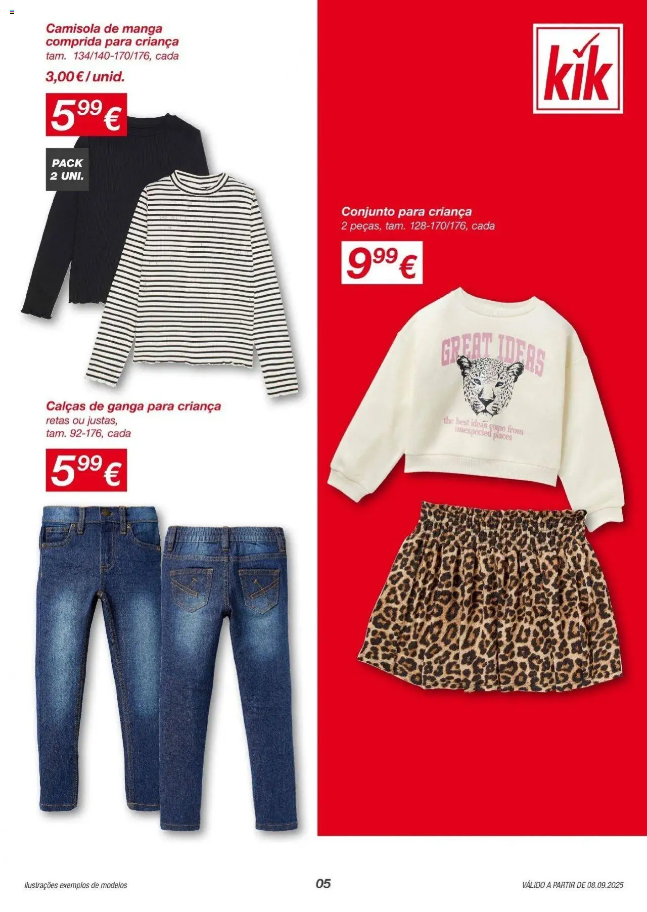KIK - folheto  │ válido de 07.09.2025 | Página: 5 | Produtos: Calças, Camisola
