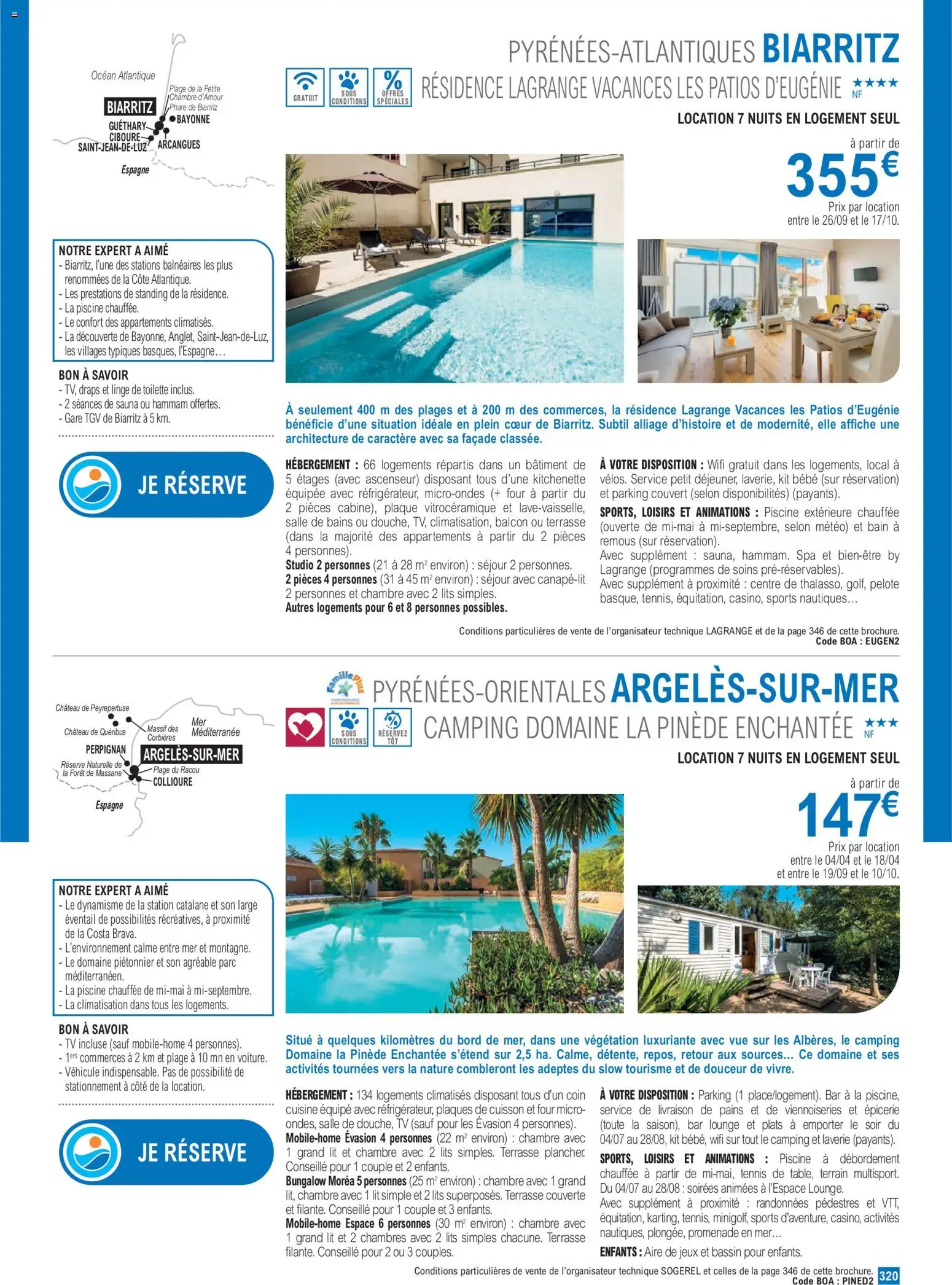 {H1} | Page: 320 | Produits: Four, Climatisation, Lit, Viennoiseries