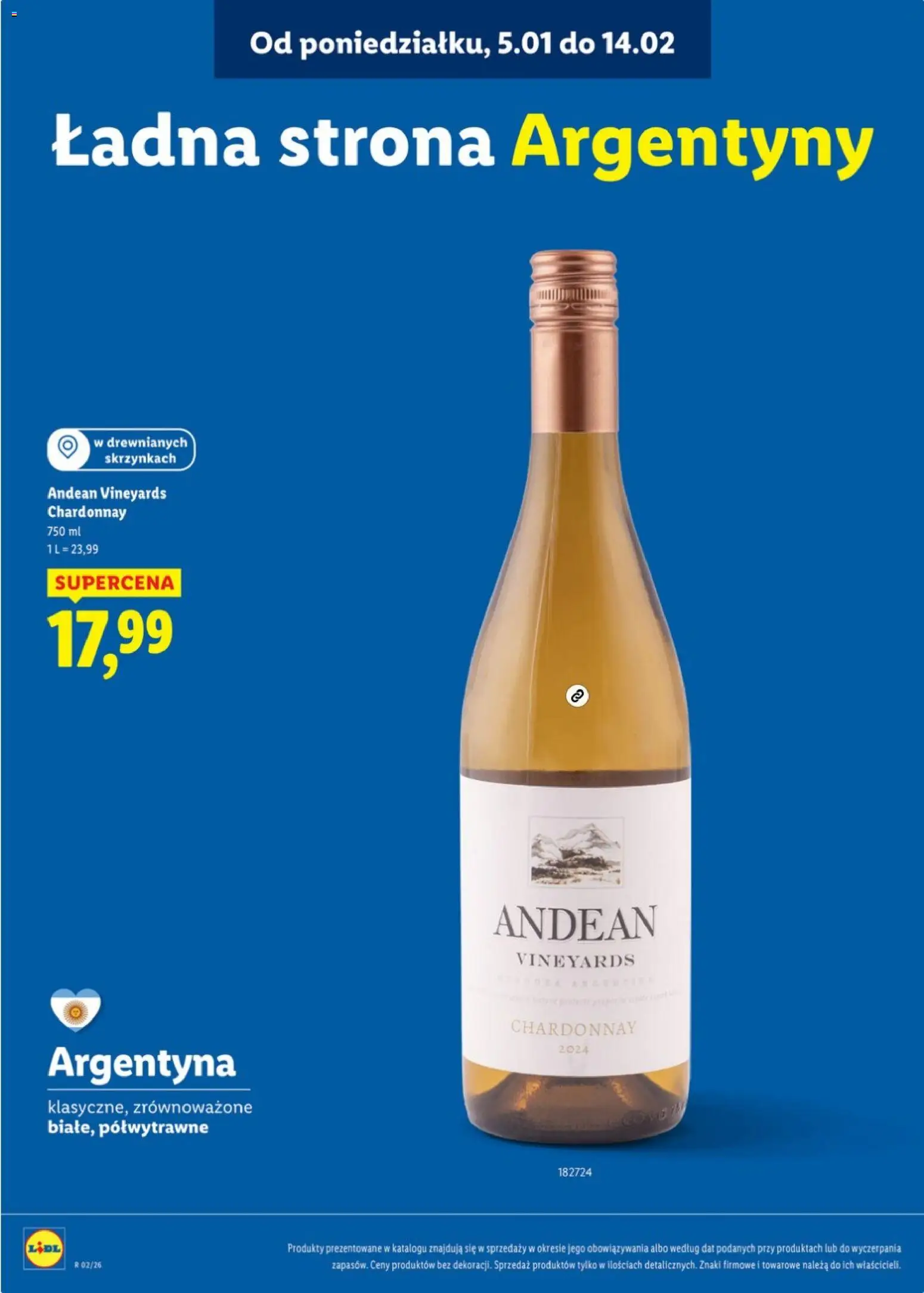 Lidl Katalog karta win od 05.01.2026 | Strona: 11 | Produkty: Chardonnay