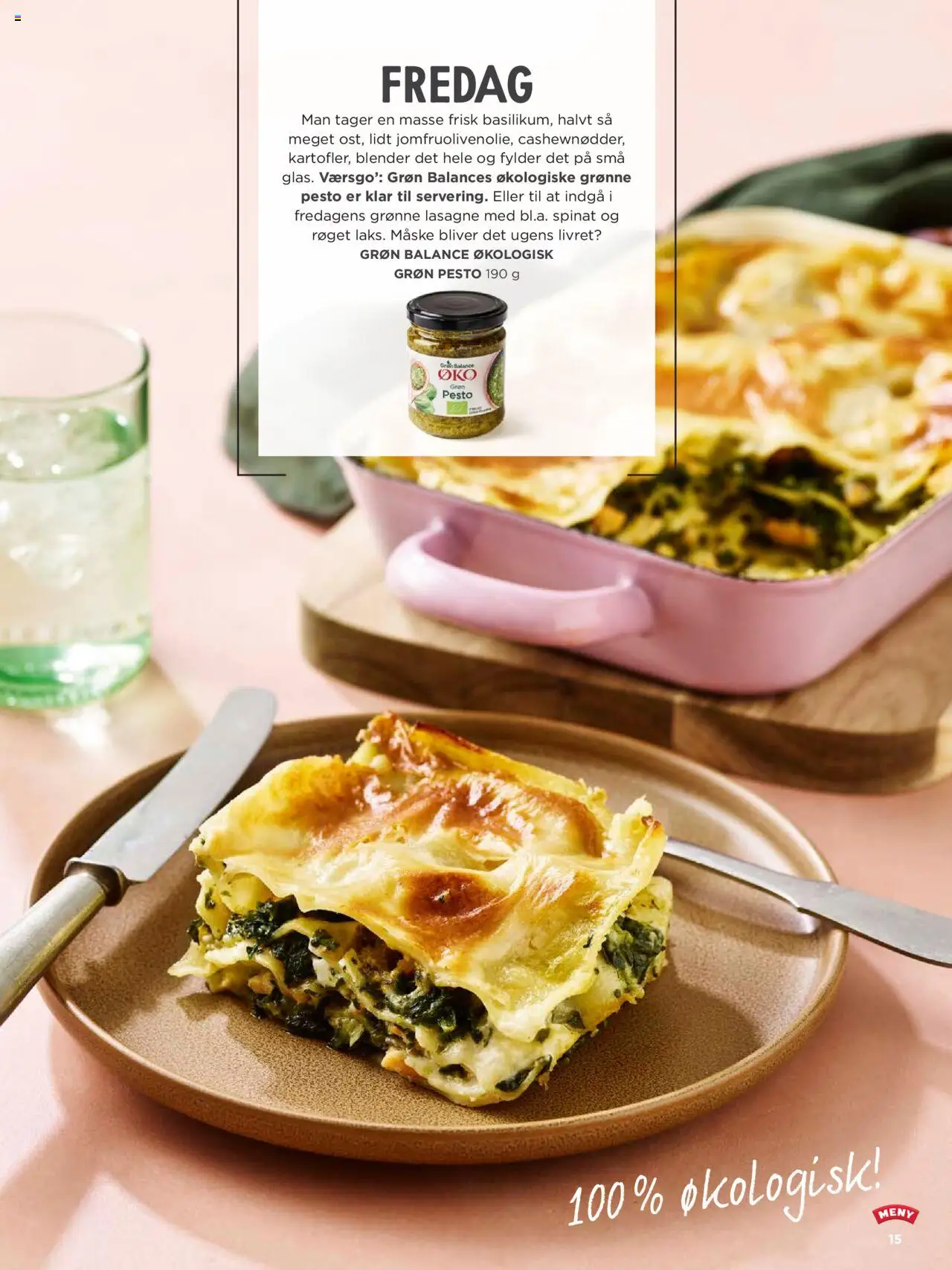 Meny Tilbudsavis gyldig fra 01.08.2025 | Side: 15 | Produkter: Maske, Pesto, Carpete, Spinat