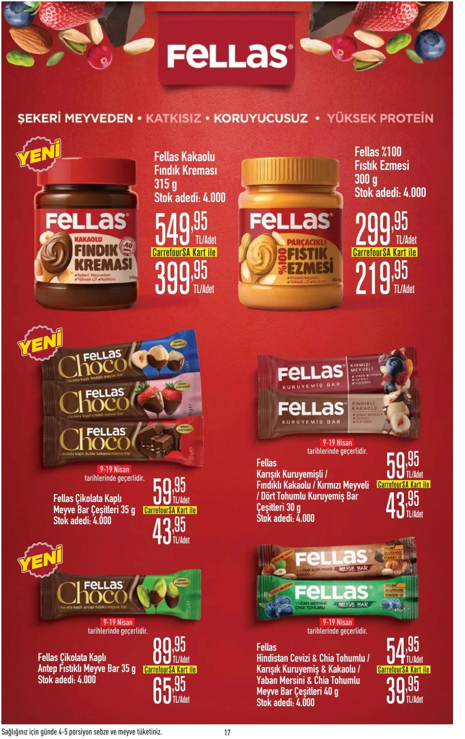 CarrefourSA Katalog - 09.04.2026 tarihinden itibaren geçerlidir | Sayfa: 18 | Ürünler: Hindistan Cevizi, Sebze, Meyve, Yaban mersini