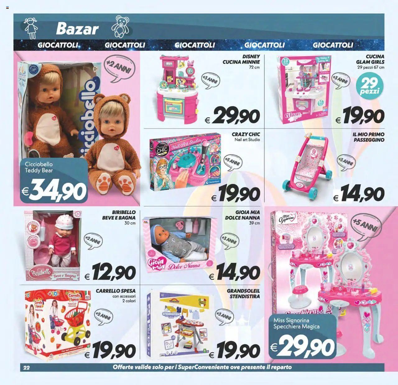 Volantino SuperConveniente del 14.10.2025 | Pagina: 22 | Prodotti: Carrello, Passeggino