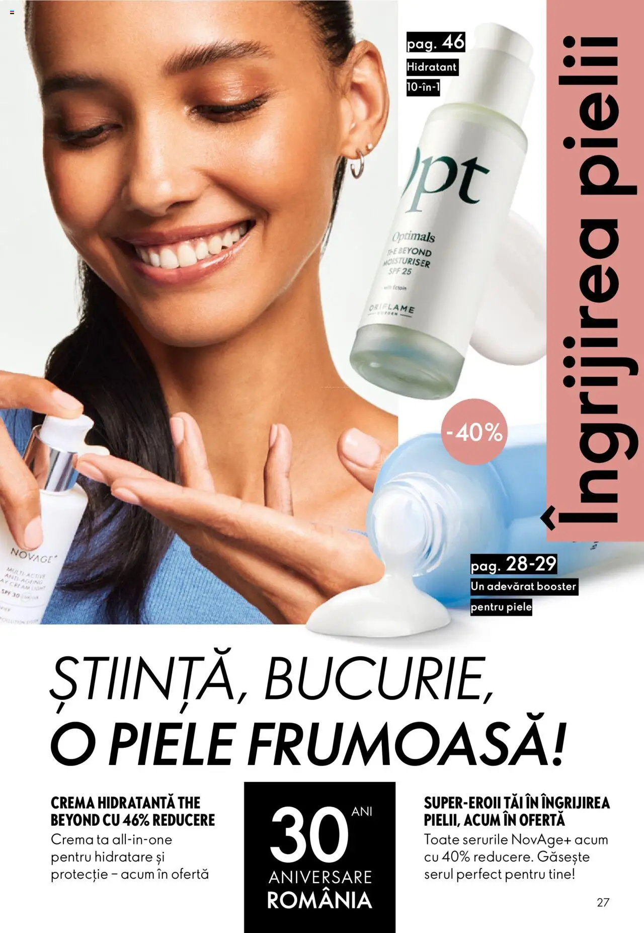 Oriflame catalog 13 2025 – valabil de la 10.09.2025 | Pagină: 27 | Produse: Arapsaçı, Cremă
